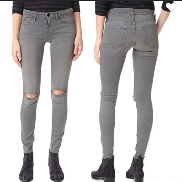 FRAME Denim Le Skinny De Jeanne Jeans Liberty 30 - Picture 2 of 9